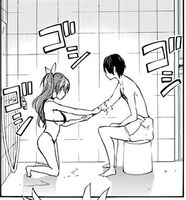 Stella washing Ikki's body