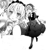 Shizuku wearing gothic clothings