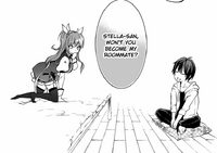 Stella receives her first command from Ikki