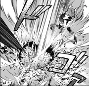 Stella showing the strength of her attack