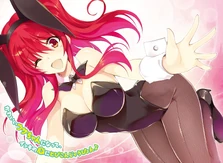 Stella in a bunny costume.