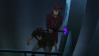 Nagi using Shadow Bind on Ikki