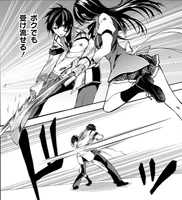 Ikki fighting against Ayase