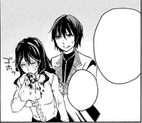 Yuuri being taking to the infirmary by Ikki