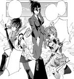 The duel begins