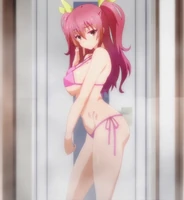 Stella wearing a bikini