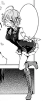 Kagami introducing herself