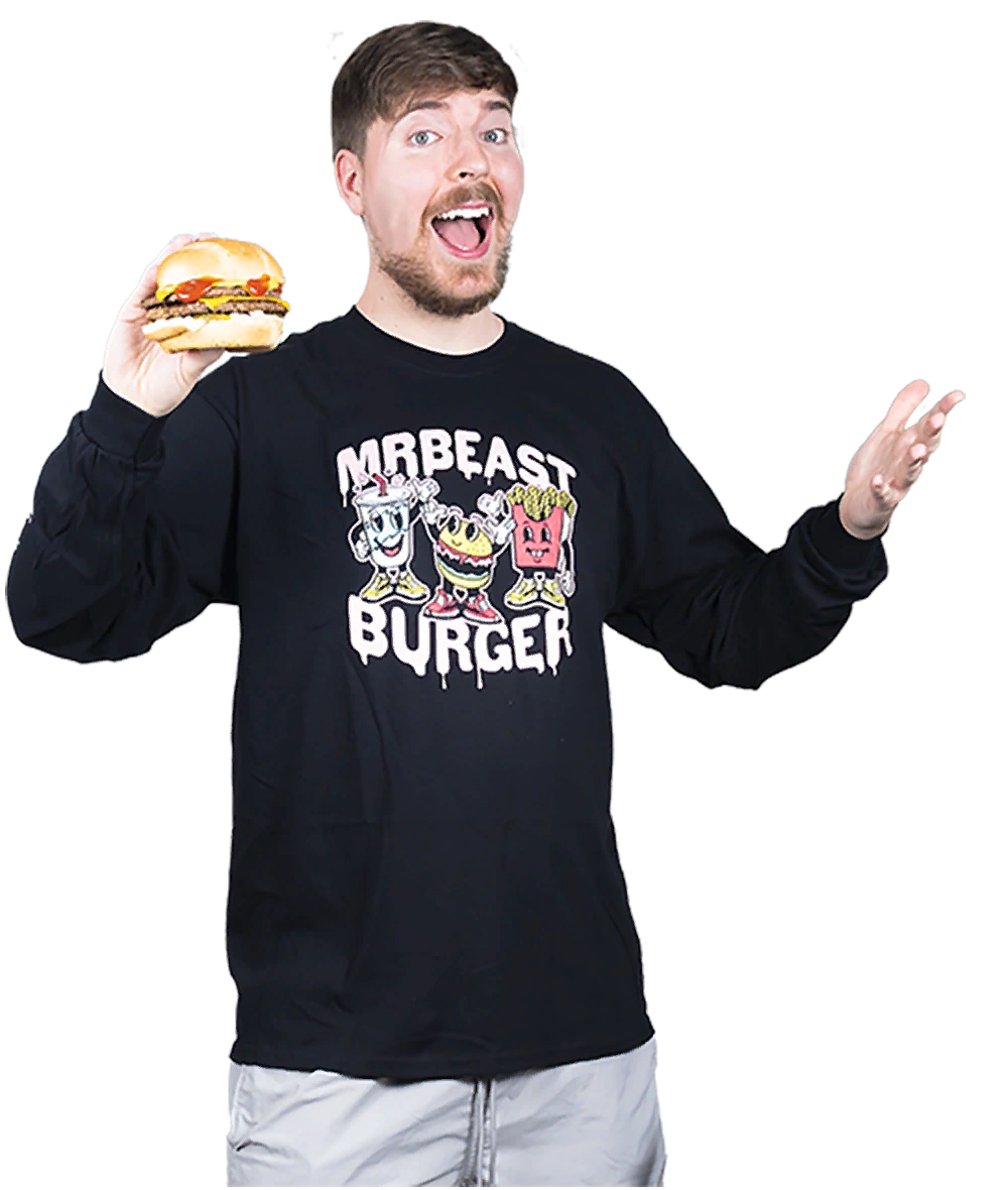 Mrbeast standing png image