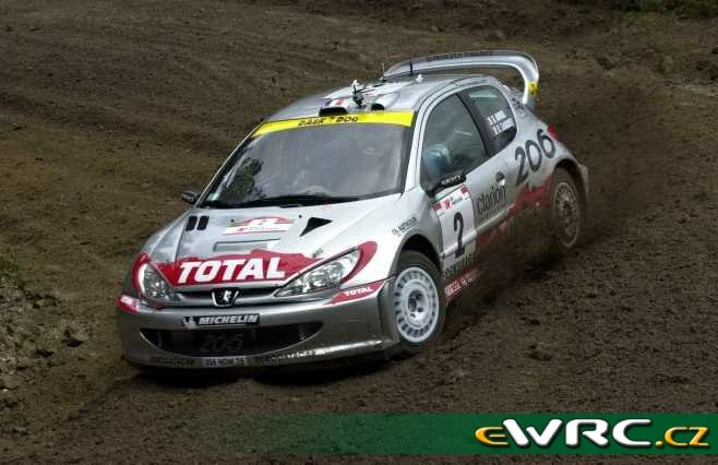 Peugeot 206 WRC Esso SKM127 - Rallye Du Portugal 2000, Miniature Occasion