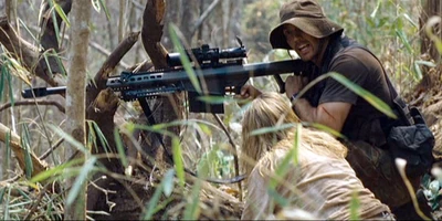 Schoolboy's Barrett M82CQ sniper rifle.