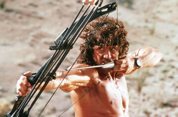 Rambo 3 Sylvester Stallone bow arrow
