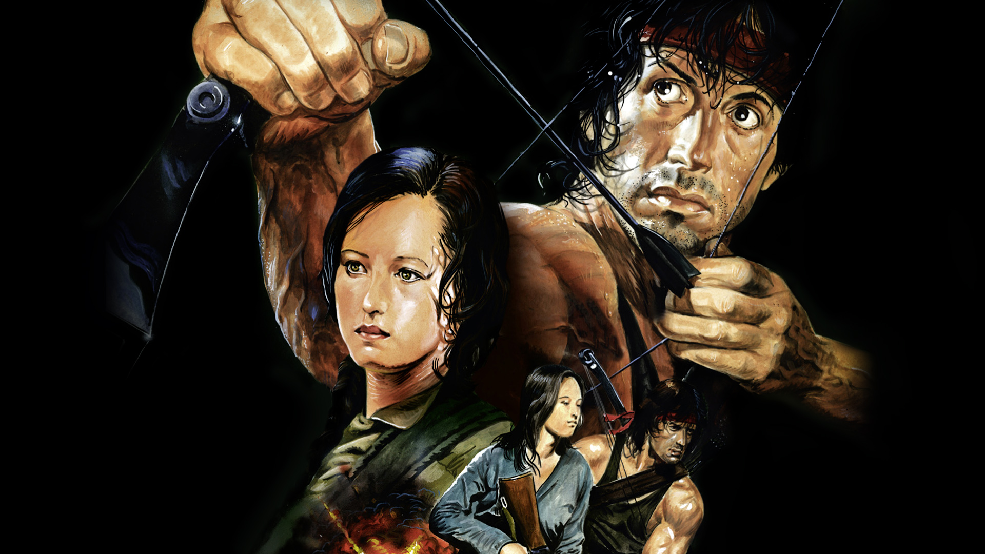 John Rambo On Rambo First Blood Part Ii Rambo Wiki Fandom