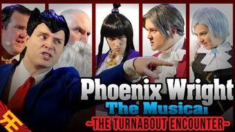 Phoenix Wright The Musical The Turnabout Encounter Random Enounters Wiki Fandom - roblox phoenix wright hair