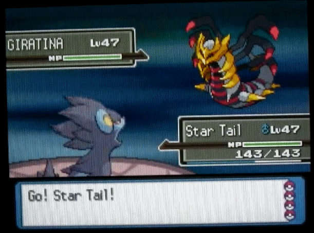 blue black pokemon star tail
