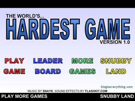 The World's Hardest Game, Web Gaming Wiki