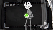Randy was control by the power ball while sleepwalking.
