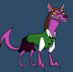 Demon dog flute girl