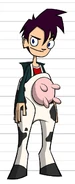 Half-a-cow costume