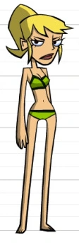 Girl with Ponytail in bikini