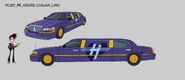 Levander's limo model sheet