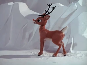 The fully-grown Rudolph, seen near the end of the special.
