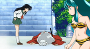 Lum notices Inuyasha