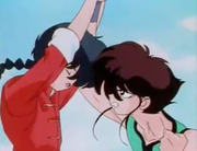 Ranma fights Taro - Jusenkyo Demon Part I