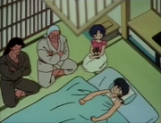 Ranma recovers from copy fight
