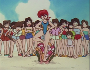 Ranma stops Happosai - Kiss of Love