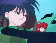 Ranma catches Rinko