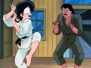 Soun scares Ranma - I Am a Man