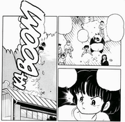 Akane throws Ranma - Instant Spring