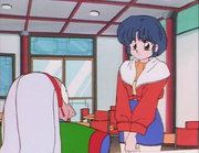 Akane at Cat Café - Xmas Without Ranma