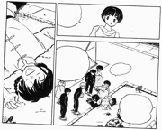 Ranma terrified