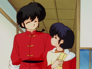 Ranma and Akane in Xmas Without Ranma