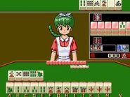 A Female Ranma clone as an opponent in the game Mahjong Shikaku.