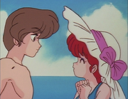 Ranma flirts