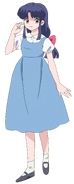 Akane in her 2024 anime uniform.