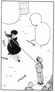 Ranma catches Ribbon