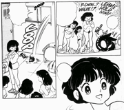 P-chan enters Locker Room