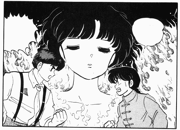 Mikado and Ranma argue
