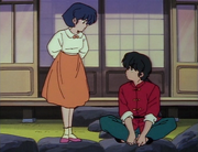 Akane invites Ranma - Hot Springs Battle Royale