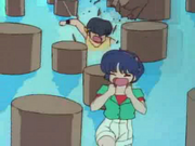 Akane runs from Ryoga