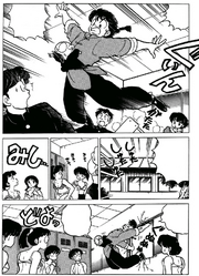 Happosai controls Ranma - Pill of Obedience