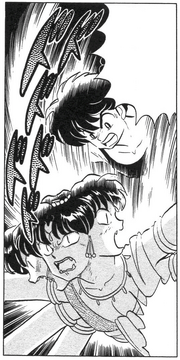 Ranma helps Rouge