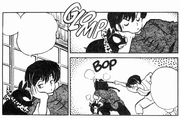 Ryoga bites Ranma - take 2