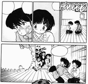 Ranma and Akane prevented kiss - Lips at a Loss