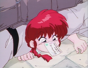 Ranma sees letter - Boy Meets Mom Part 1