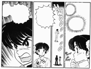 Ranma threatens Mikado