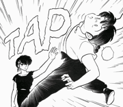 Ryoga taps Ranma - Mark of the Gods